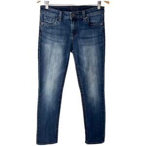 Kut from the Kloth Jeans 4 Petite 4S 4P Blue Stretch Denim Fade Slim High Waist